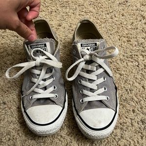 Women’s Grey Low-top Converse shoes